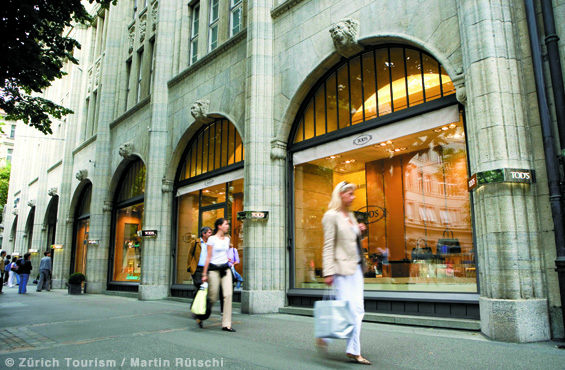 Shopping Zürich Bahnhofstrasse
