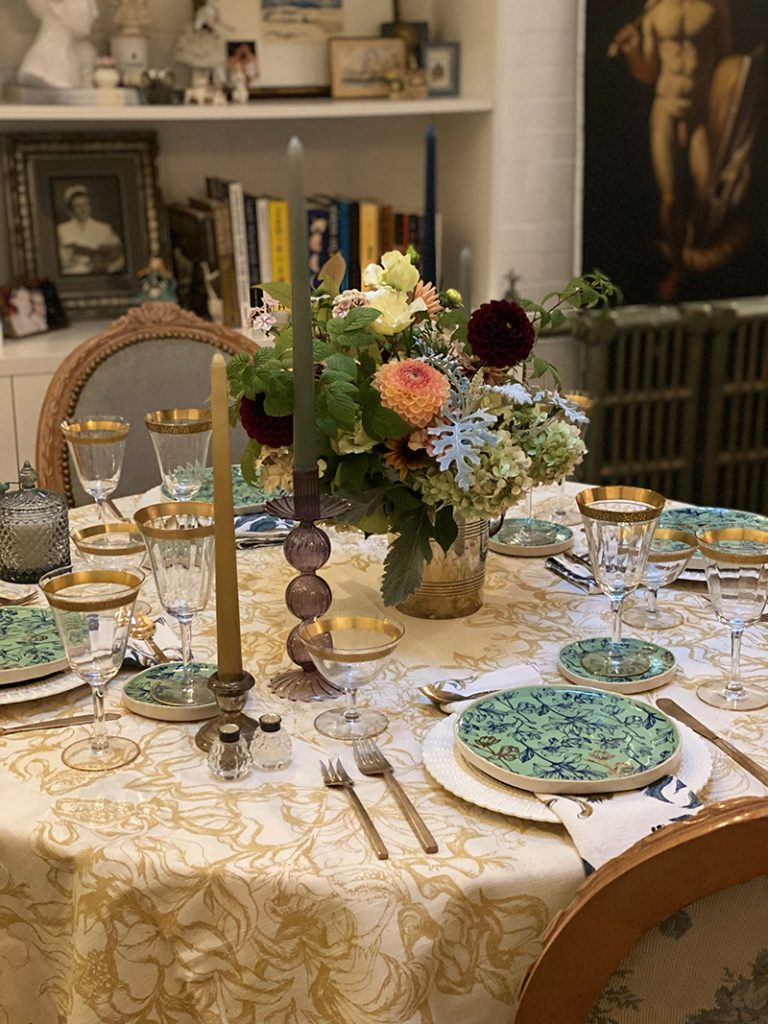 A Fall Table Setting With Items From Mezari Atelier | Eat Drink & Be Carrie